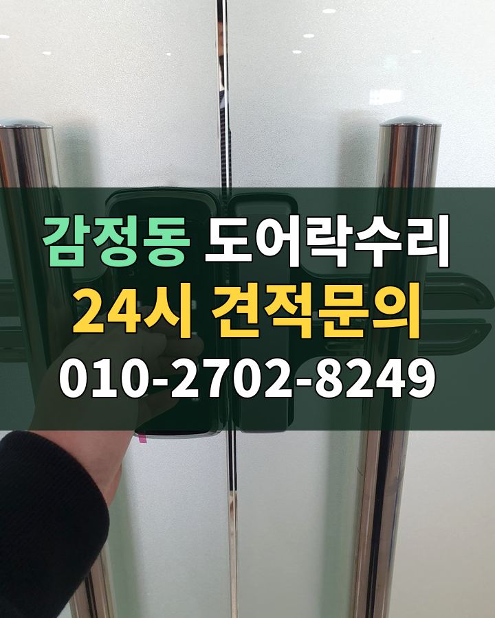 감정동 도어락수리 24시 견적문의 010-2702-8249 비용 상담