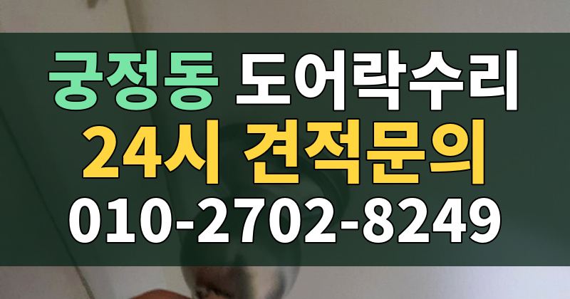 궁정동 도어락수리 24시 견적문의 010-2702-8249