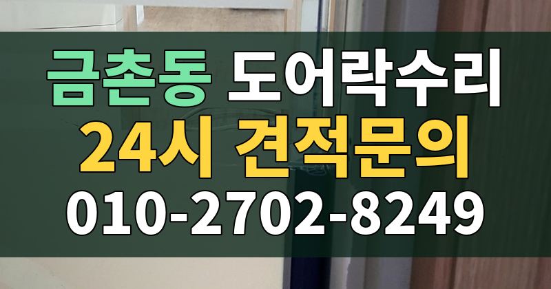 금촌동 도어락수리 24시 견적문의 010-2702-8249