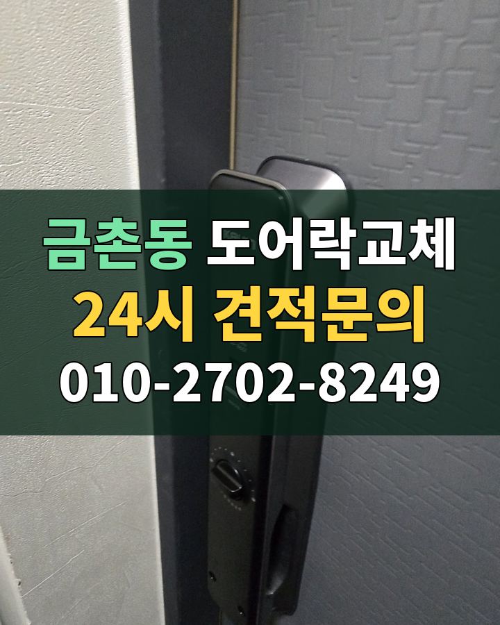 금촌동 도어락교체 24시 견적문의 010-2702-8249 현장 확인