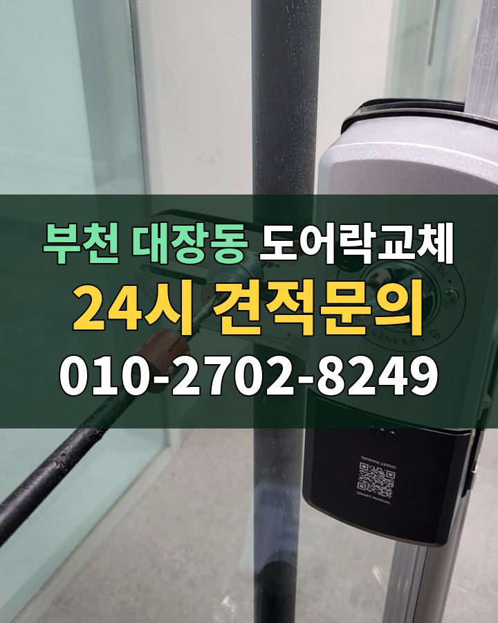 대장동 도어락교체 24시 견적문의 010-2702-8249 현장 확인