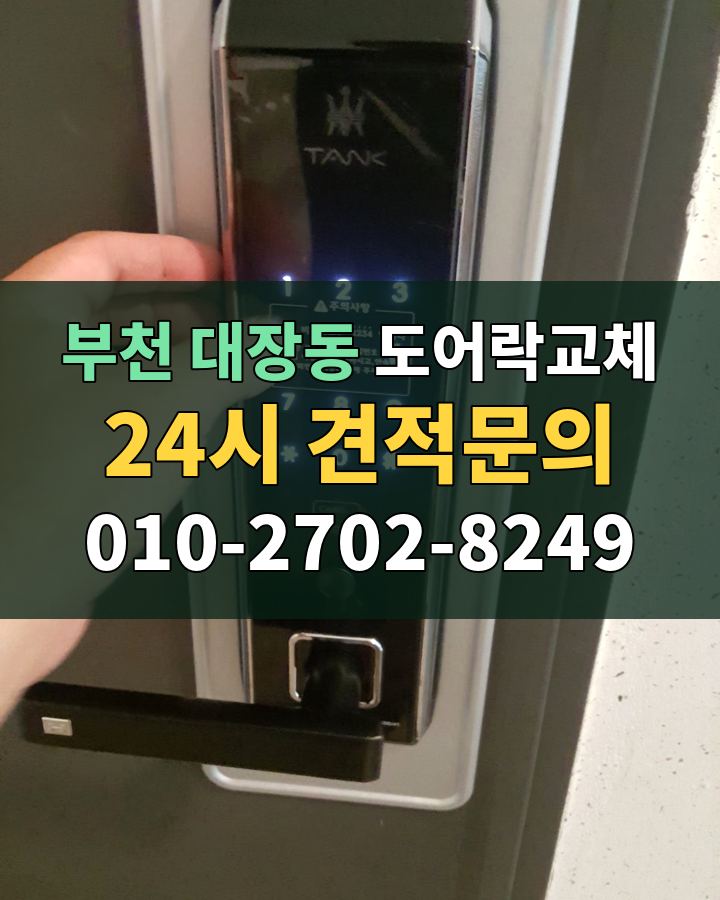 대장동 도어락교체 24시 견적문의 010-2702-8249 비용 상담