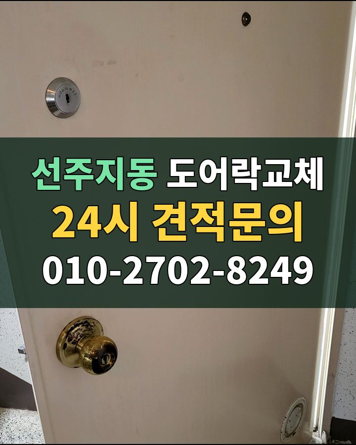 선주지동 도어락교체 24시 견적문의 010-2702-8249 비용 상담