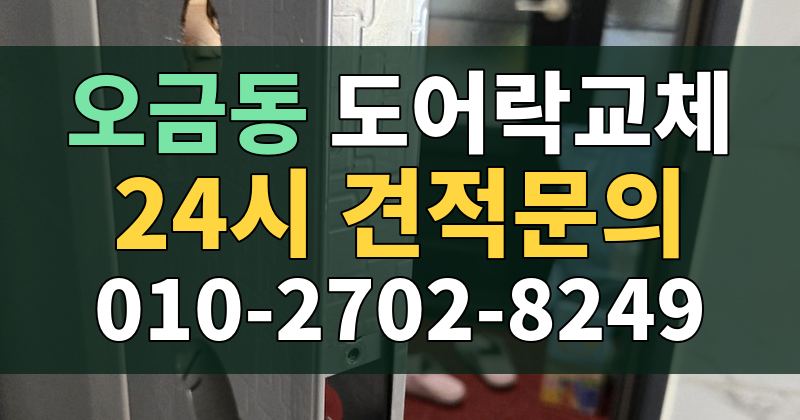 오금동 도어락교체 24시 견적문의 010-2702-8249