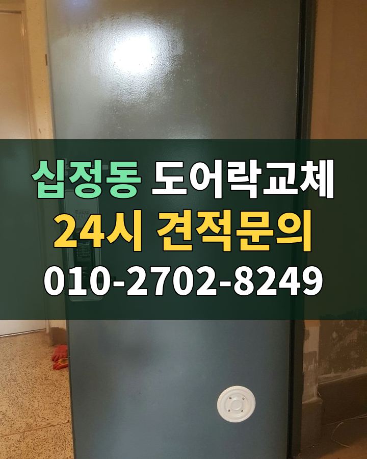 십정동 도어락교체 24시 견적문의 010-2702-8249 비용 상담