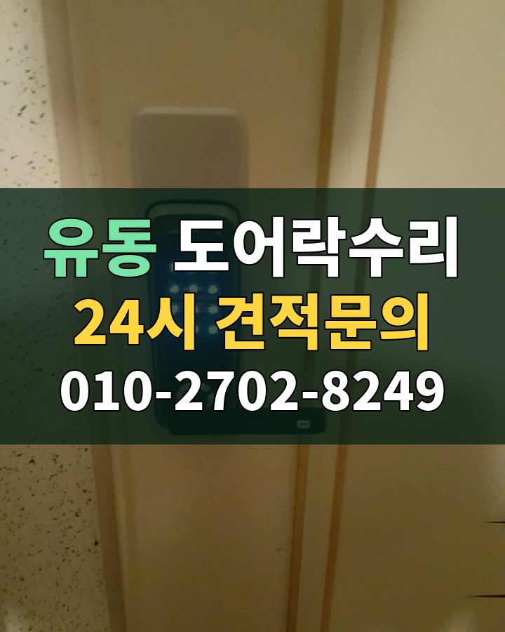 유동 도어락수리 24시 견적문의 010-2702-8249 현장 확인