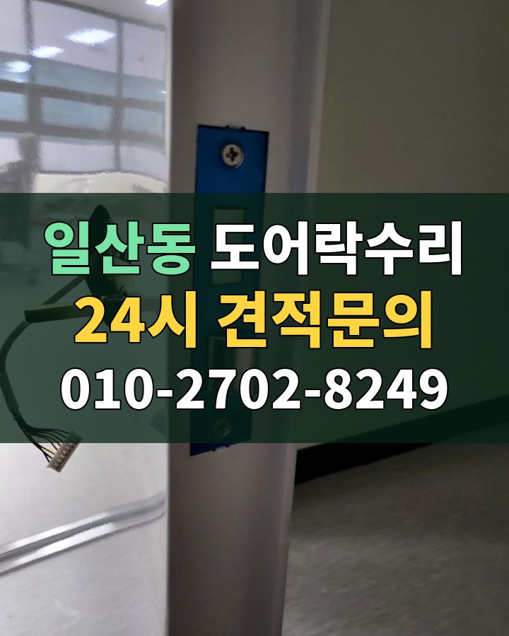 일산동 도어락수리 24시 견적문의 010-2702-8249 현장 확인