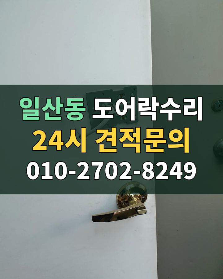 일산동 도어락수리 24시 견적문의 010-2702-8249 비용 상담