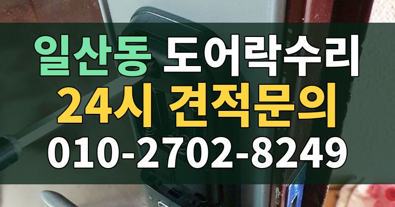 일산동 도어락수리 24시 견적문의 010-2702-8249