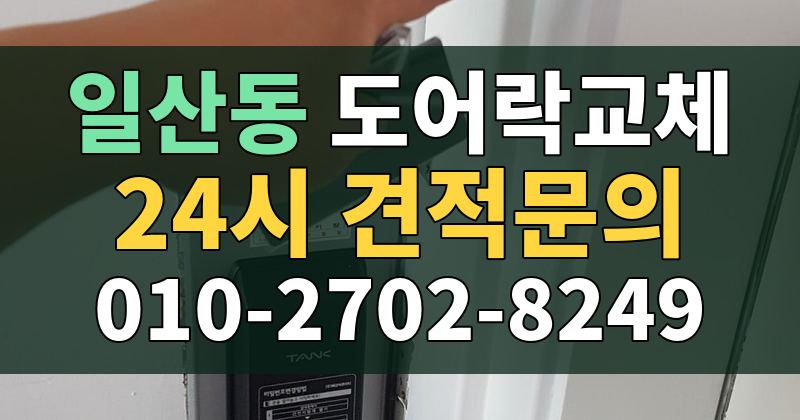 일산동 도어락교체 24시 견적문의 010-2702-8249