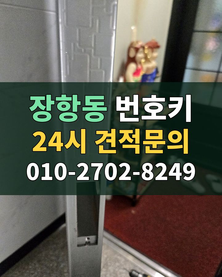 장항동 번호키 24시 견적문의 010-2702-8249 현장 확인